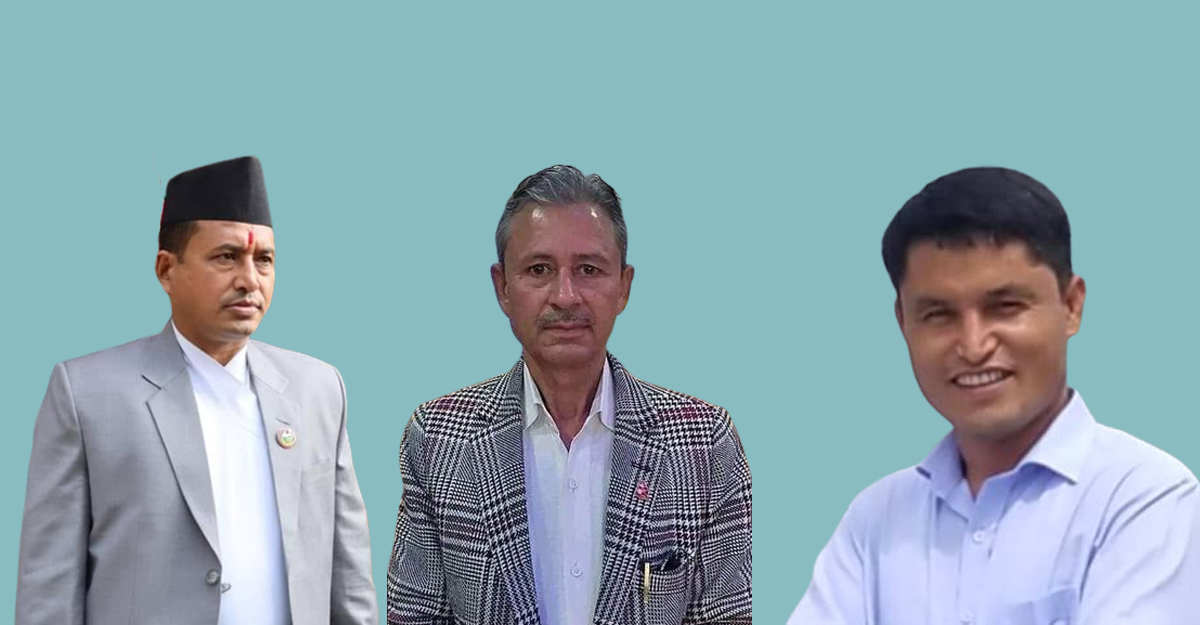 रमेशसिंह धामी, झपट साउद र पृथ्वीबहादुर सिंह।